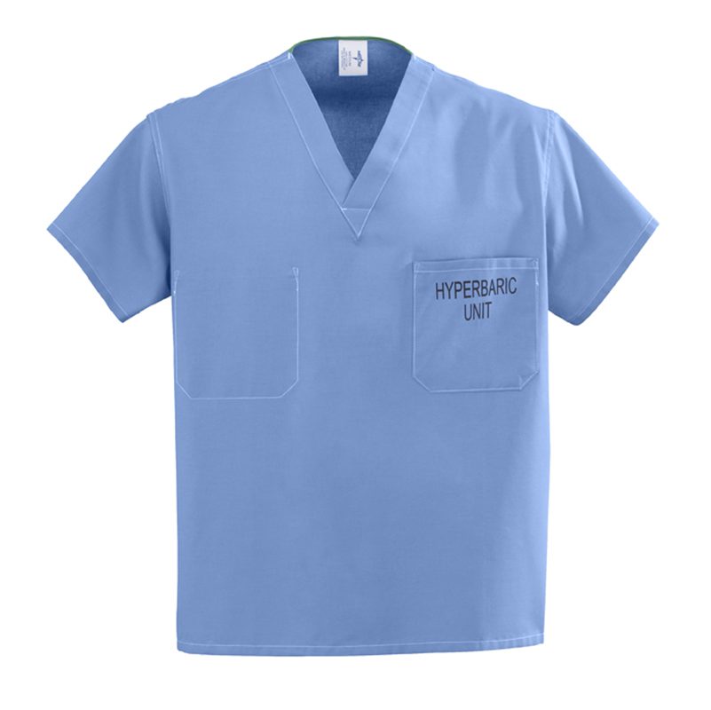 Medline Encore Unisex Reversible Hyperbaric Scrub Top #658