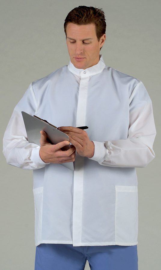 Medline Unisex ASEP Barrier Short Lab Coat #6602BQW