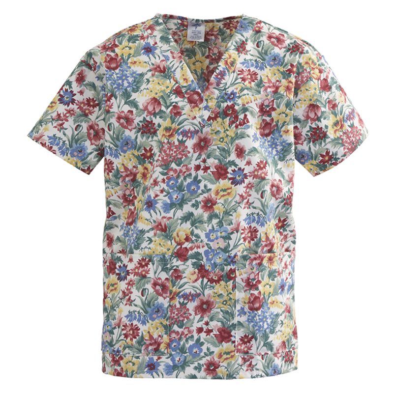 V-neck Top With Two Pockets