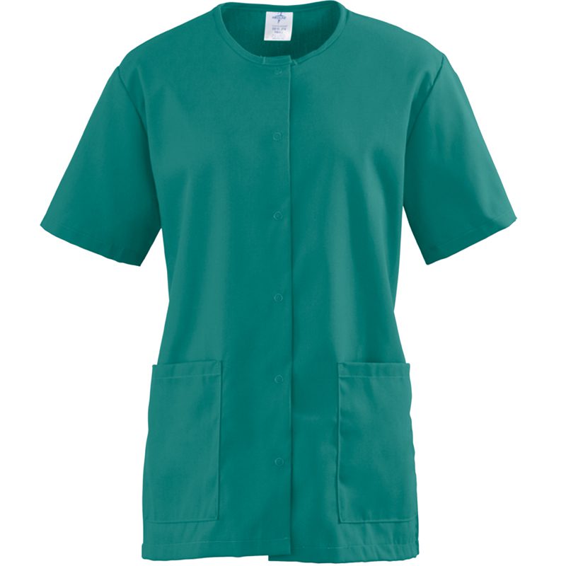 Medline PerforMAX Womens Mock Wrap Tunic Scrub Top