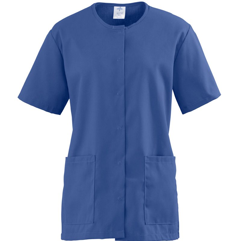 Medline PerforMAX Womens Mock Wrap Tunic Scrub Top