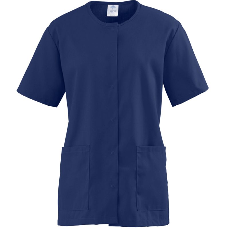 Medline PerforMAX Womens Mock Wrap Tunic Scrub Top