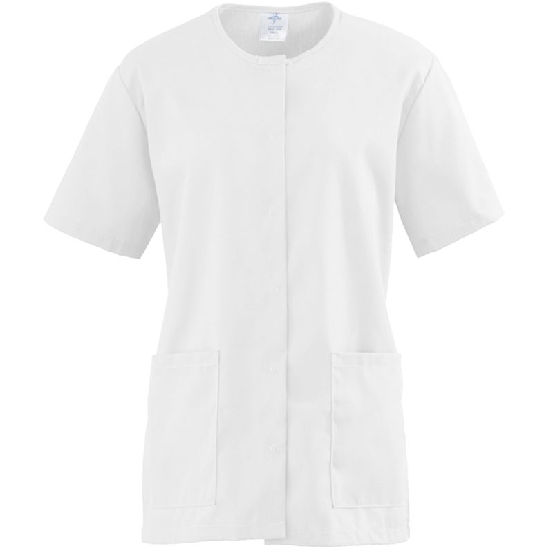 Medline PerforMAX Womens Mock Wrap Tunic Scrub Top