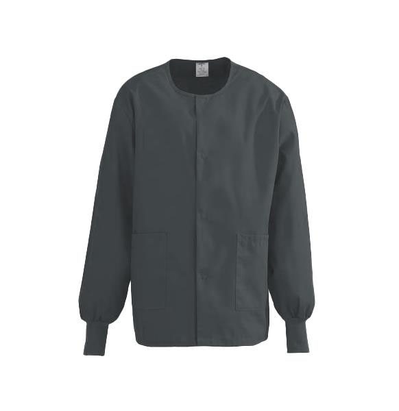 Medline ComfortEase Unisex Crew Neck Warm-Up Scrub Jacket