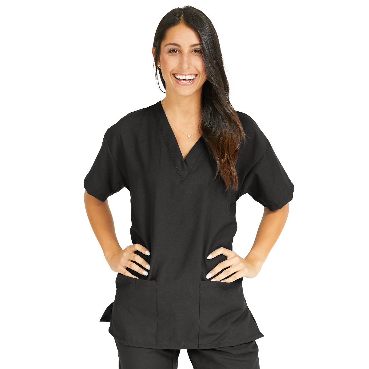 Medline PerforMAX Womens V-Neck Tunic Scrub Top #839